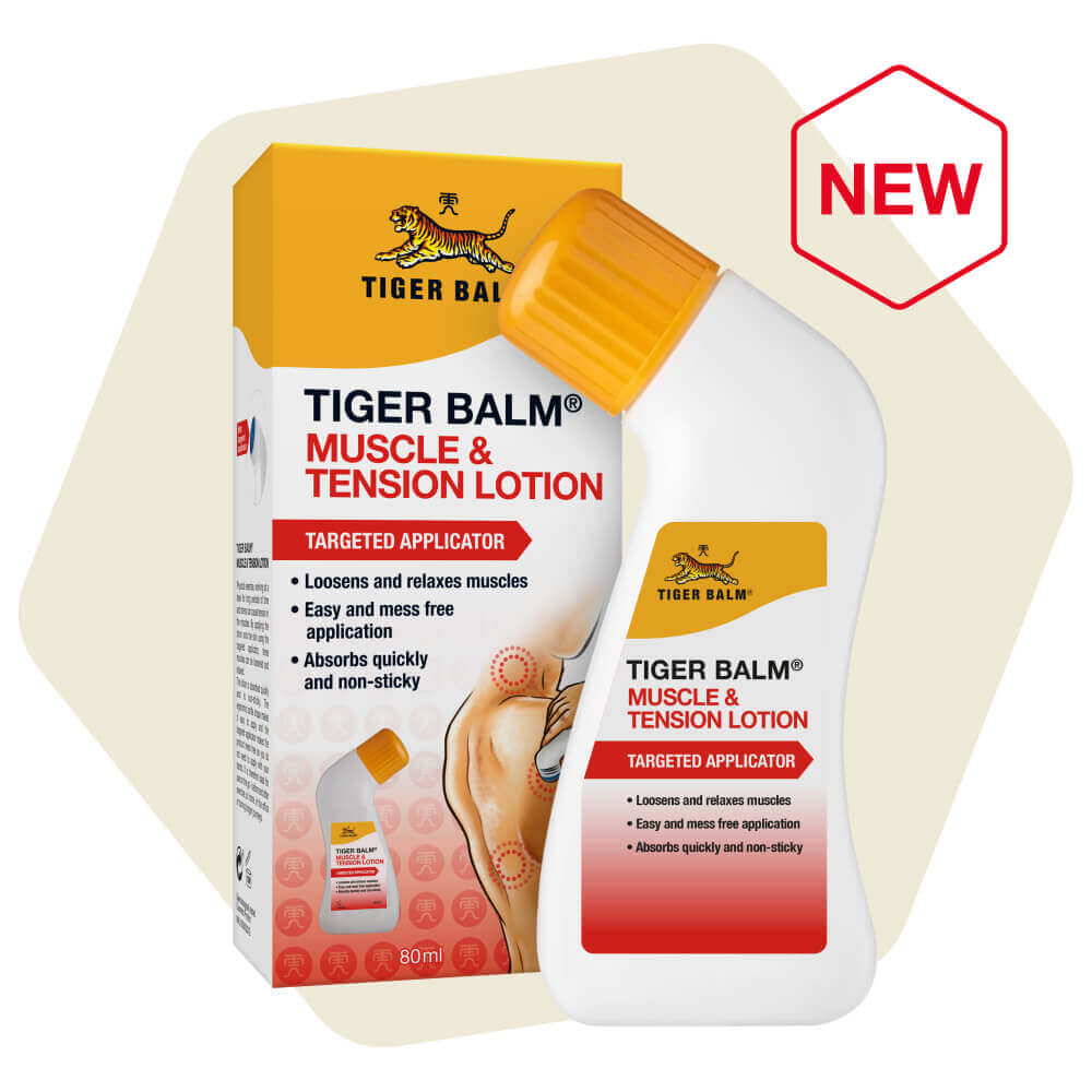 Tiger Balm Muscle & Tension Lotion - Relief for Aches and Stiffness