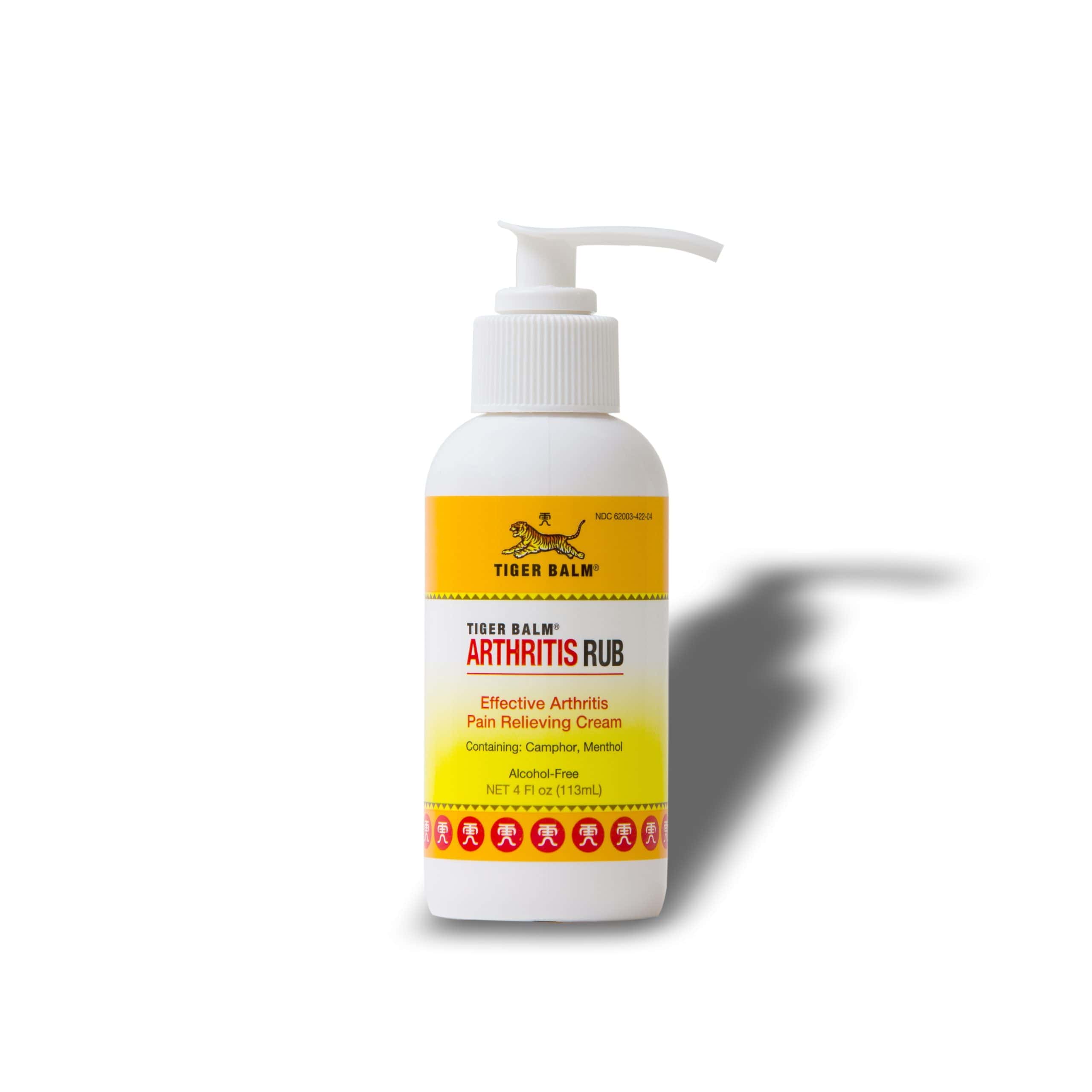 thumbnail image 2 of Tiger Balm Arthritis Rub – Effective Pain Relieving Cream – Menthol – 4oz (Alcohol-Free) 2 of 2
