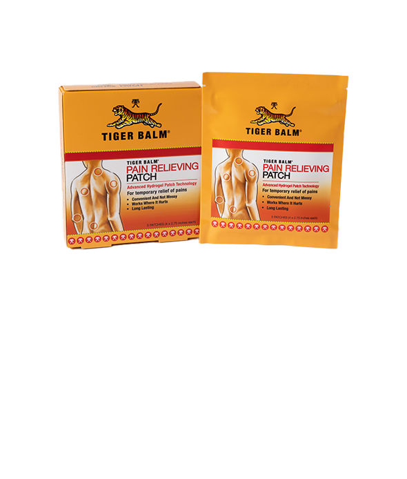 Tiger Balm Patch Box and package